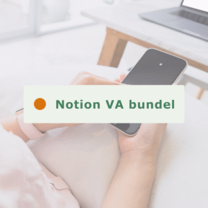 Notion pakket voor Virtual Assistants